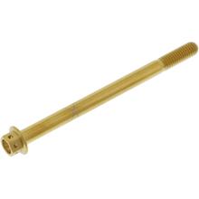 Śruba sześciokątna JMP M6x1.00 85mm stal nierdzewna V4A wyścigowa złota