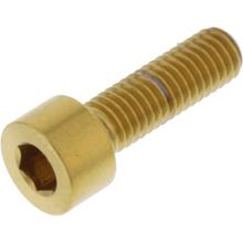 Śruba JMP M5x0.8 mm 16mm stal nierdzewna V4A złota