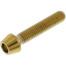 Schraube JMP konisch M5x0,8mm 25mm Edelstahl V4A gold