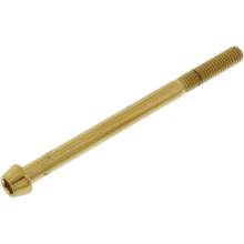 Tornillo cónico JMP M6x1.00mm 85mm acero inoxidable V4A dorado