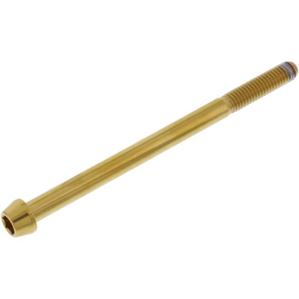 Vis conique JMP M6x1,00mm 90mm en acier inoxydable V4A doré
