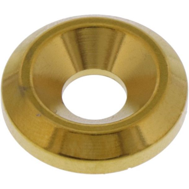 Arandela vertical JMP M6 de acero inoxidable V4A dorada