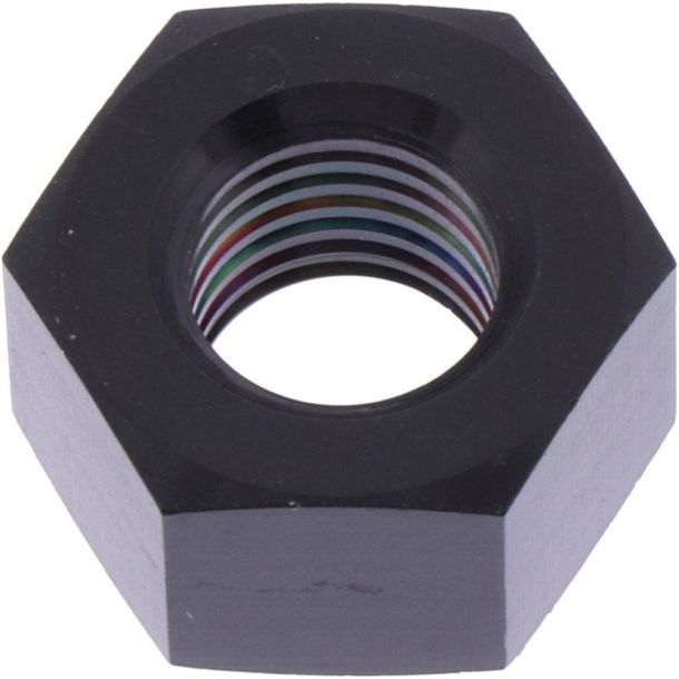 Mutter M10x1,25mm Titan schwarz