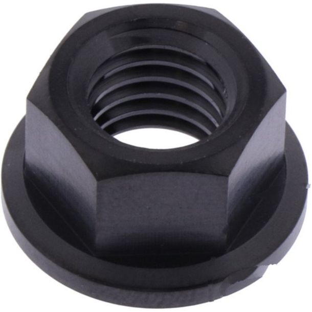 JMP M10x1.50mm titanium black collar nut