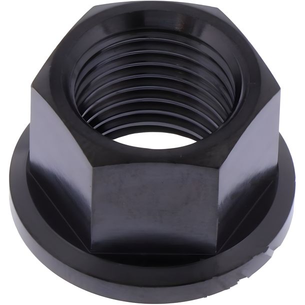 JMP M12x1.25mm titanium black collar nut