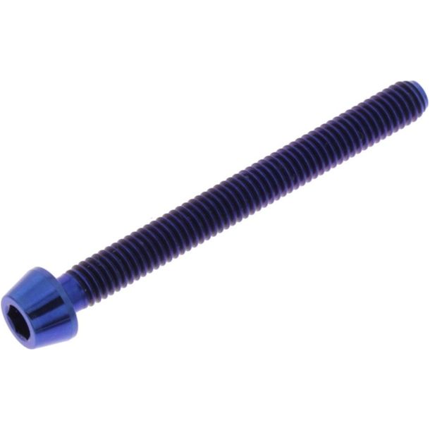 JMP Conical Screw M4x0.7mm 40mm Titanium Blue