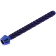 Śruba stożkowa JMP M4x0.7mm 40mm Tytan Niebieski