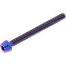 Tornillo JMP cónico M4x0.7 mm 40 mm titanio morado