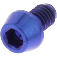 Śruba stożkowa JMP M4x0.7mm 6mm Tytan Niebieski
