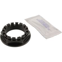JMP M38x1.50mm titanium black axle nut