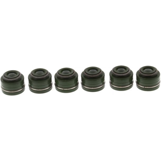 JMP valve stem gasket set 6 pieces for Honda VT C2 Shadow VTX C/S CX CXA 750/1100/1300 ccm built 1983 - 2016