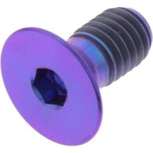 Wkręt z łbem stożkowym JMP M5x0.8mm 10mm tytan fioletowy