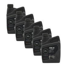 Lot de 5 huiles moteur AVISTA Pulse 4 temps 4 temps SAE 20W-50 pour motos, conforme à la norme API SL 1L