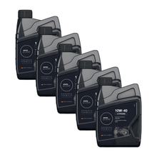 Lot de 5 huiles moteur AVISTA Pulse 4 temps 4 temps SAE 10W-40 pour motos, conforme à la norme API SL 1L