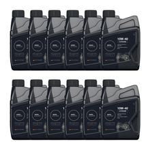 Lot de 12 huiles moteur AVISTA Pulse 4 temps 4 temps SAE 10W-40 pour motos, conformes à la norme API SL 1L