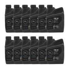 Lot de 12 huiles moteur AVISTA Pulse Evo 4 temps 4 temps SAE 10W-40 pour motos, conformes à la norme API SN 1L