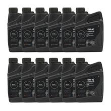 Lot de 12 huiles moteur AVISTA Pulse 4 temps 4 temps Jaso MB SAE 15W-40 pour scooters, conformes à la norme API SL 1 L
