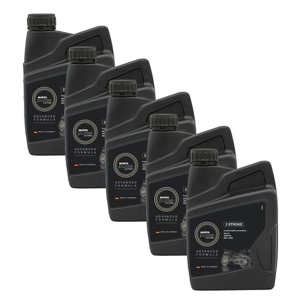 Aceite AVISTA Pulse Evo PRIME de 2 tiempos, 2 tiempos, aceite de dos tiempos para scooters, Simson, sintético, cumple con API TC/JASO FB/ISO-L-EGD, 1 litro