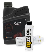 Huile à engrenages AVISTA Path Mower SAE 30, 1 L + tasse à mesurer Maxtuned de 250 ml