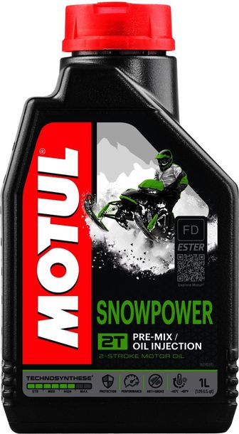 Motul Snowpower 2T 2-Takt Motoröl Technosynthese für Schneemobile 1L