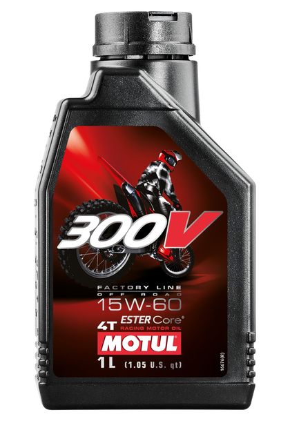 Motul 300V 4T Factory Line Off Road 15W-60 4-Takt Hochleistungs Motoröl 1L