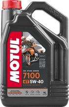 Motul 7100 4T 5W-40 4-takt hoogwaardige motorolie met synthesetechnologie 4L