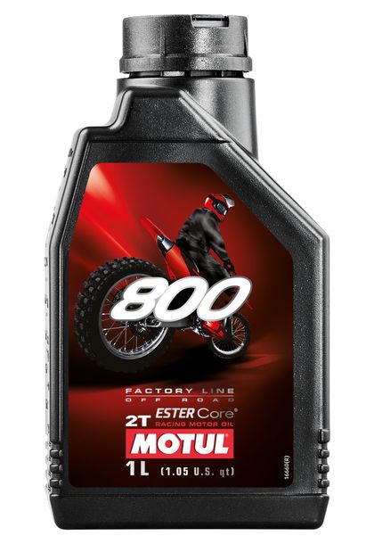 Motul 800 2T FL Off Road 2-stroke high performance engine oil 1L