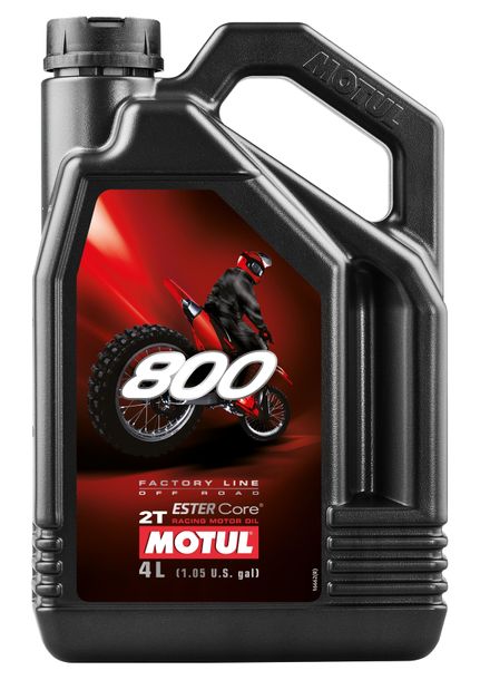 Motul 800 2T FL Off Road 2-stroke high-performance engine oil 4L