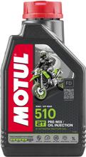 Motul 510 2T óleo de motor 2 tempos com tecnossíntese 1L