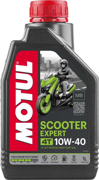 Motul Scooter Expert 4T 10W-40 MB 4-takt motorolie met Technosynthese 1L