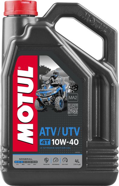 Aceite de motor Motul ATV-UTV 10W-40 4T de 4 tiempos, 4 litros