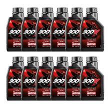12x Motul 300V 4T FL Road Racing 15W-50 4-Stroke High-Performance Engine Oil 1L