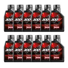 Aceite de motor Motul 300V 4T FL Off Road 15W-60 de 4 tiempos de alto rendimiento, 12 unidades, 1 L