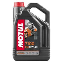 4x Motul 7100 4T 10W-40 4-stroke high-performance engine oil with synthesis technology 4L