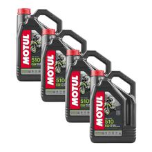 4x Motul 510 2T 2-Takt Motoröl mit Technosynthese 4L