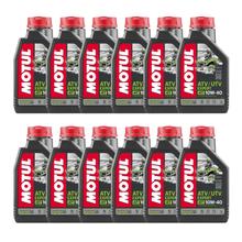 12x Motul ATV-UTV Expert 10W-40 4T 4-Takt Motoröl mit Technosynthese 1L