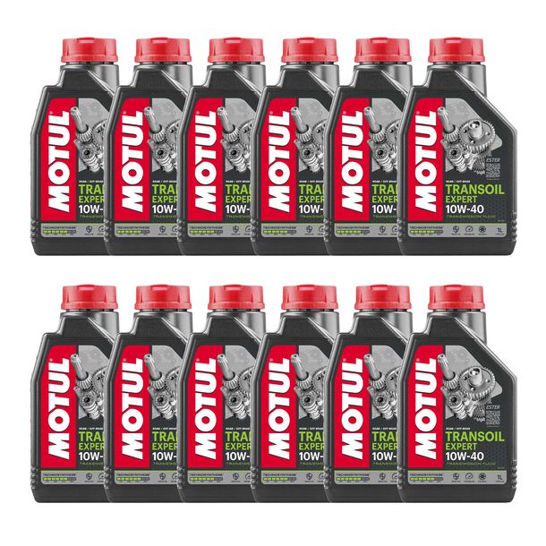 12x Motul Transoil Expert 10W-40 Special Multi-grade Gear Oil 1L