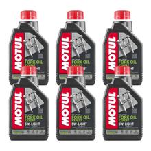6x Motul Fork Oil Expert Light Gabelöl 5W 1L