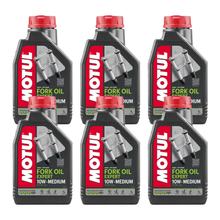 6x Motul Fork Oil Expert Medium Gabelöl 10W 1L