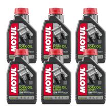 6x Motul Fork Oil Expert Medium / Heavy Gabelöl 15W 1L