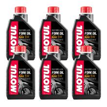 6x Motul Fork Oil Factory Line Light Gabelöl 5W 1L