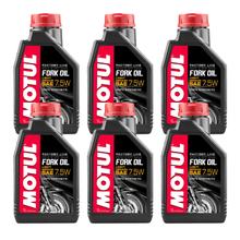 6x Motul Fork Oil Factory Line Light / Medium Gabelöl 7.5W 1L