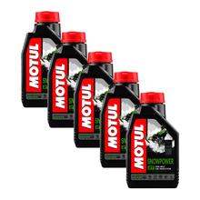 5x Motul Snowpower 2T 2-Takt Motoröl Technosynthese für Schneemobile 1L
