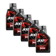 5x Motul 300V 4T Factory Line Road Racing 10W-40 4-Takt Hochleistungs Motoröl 1L