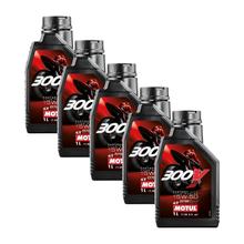 5x Motul 300V 4T Factory Line Road Racing 15W-50 4-Takt Hochleistungs Motoröl 1L