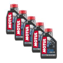 5x Motul 3000 4T 20W-50 4-Takt Motoröl 1L