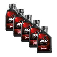 5x Motul 800 2T Factory Line Off Road 2-Takt Hochleistungs Motoröl 1L