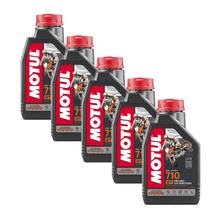5x Motul 710 2T 2-Takt Motoröl mit Synthese Technologie 1L