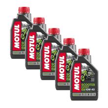 5x Motul Scooter Expert 4T 10W-40 MB 4-Takt Motoröl mit Technosynthese 1L