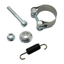 Support de pot d'échappement LeoVince Pièce de rechange pour pot d'échappement Jeu de vis de fixation pour Kawasaki Ninja Z 125 Année de fabrication 2019